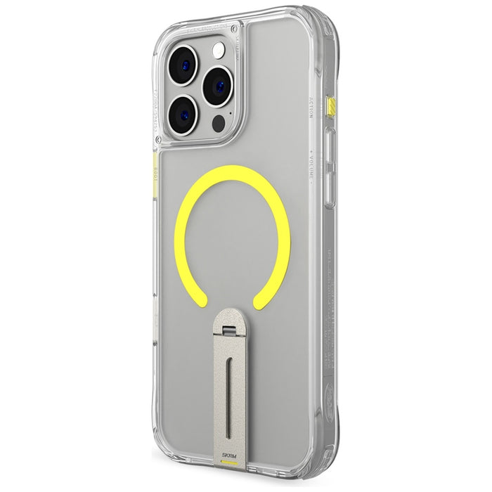 Калъф Skinarma Helix за iPhone 16 Pro Max с магнитно зареждане и 360° стойка, прозрачен