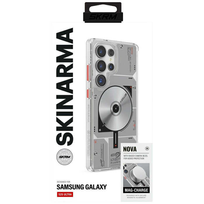 Калъф Skinarma Nova MagSafe за Galaxy S25 Ultra, прозрачен