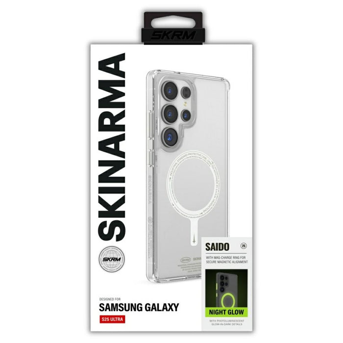Калъф Skinarma Saido MagSafe за Samsung Galaxy S25 Ultra, niteglow