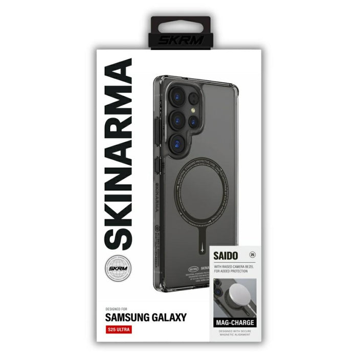Калъф Skinarma Saido MagSafe за Samsung Galaxy S25 Ultra, черен