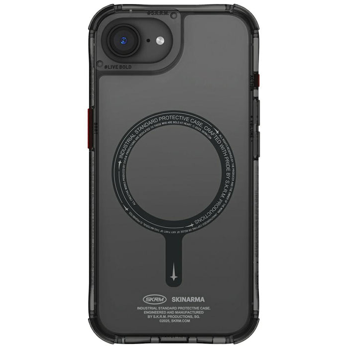 Калъф Skinarma Saido MagSafe за iPhone 16e / 17e, черен