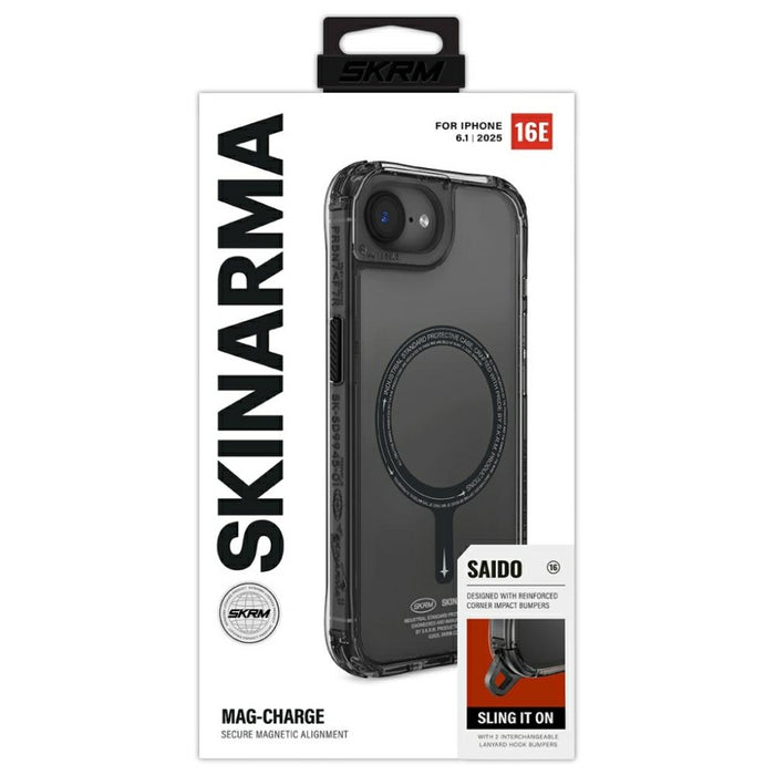 Калъф Skinarma Saido MagSafe за iPhone 16e / 17e, черен