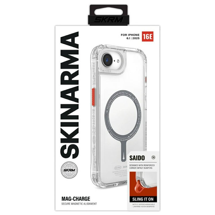 Калъф Skinarma Saido MagSafe за iPhone 16e / 17e, прозрачен