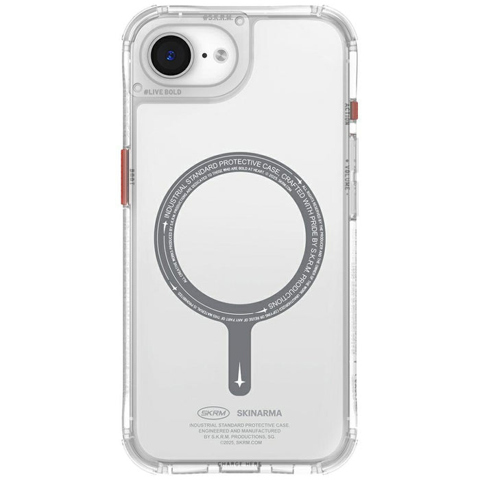 Калъф Skinarma Saido MagSafe за iPhone 16e / 17e, прозрачен