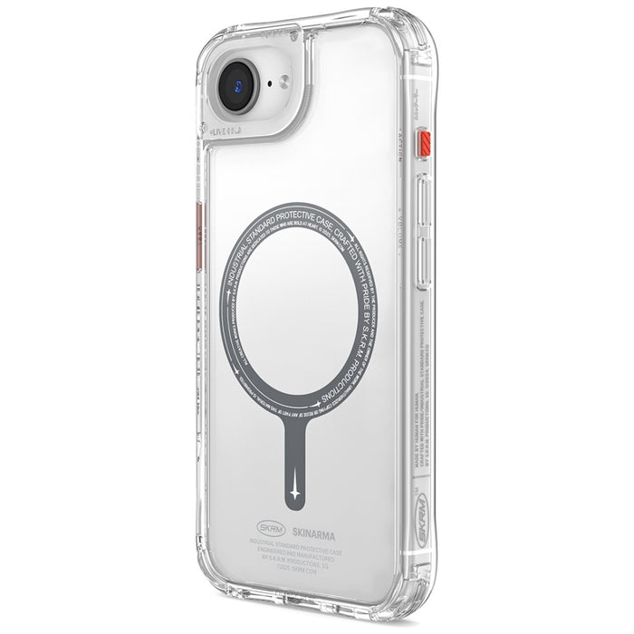 Калъф Skinarma Saido MagSafe за iPhone 16e / 17e, прозрачен