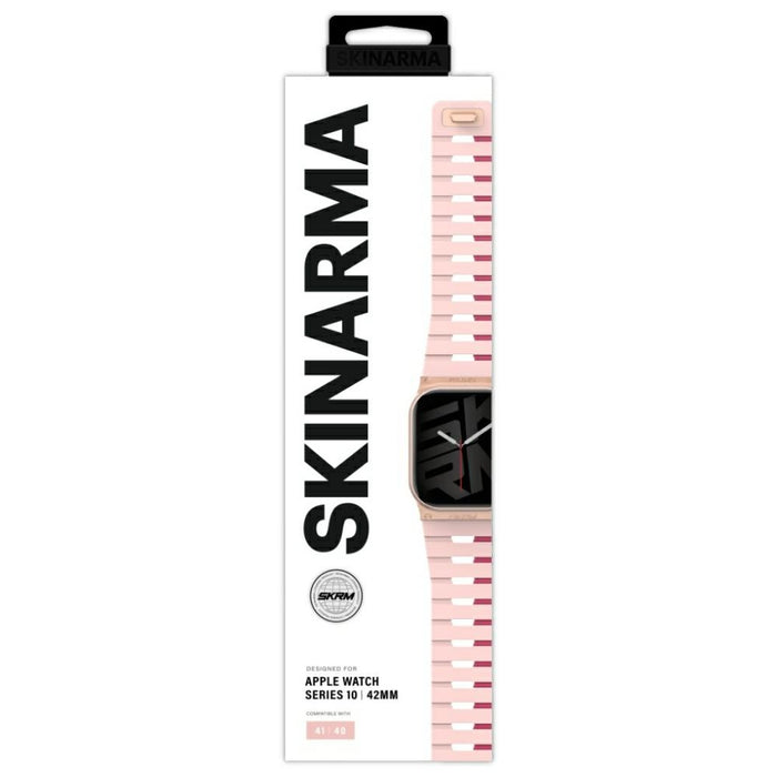 Каишка Skinarma Gemini за Apple Watch 42/41/40 мм, розова