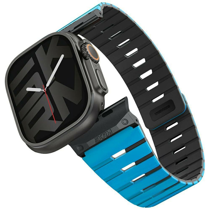 Каишка Skinarma Gemini за Apple Watch 49/46/45/44, синя