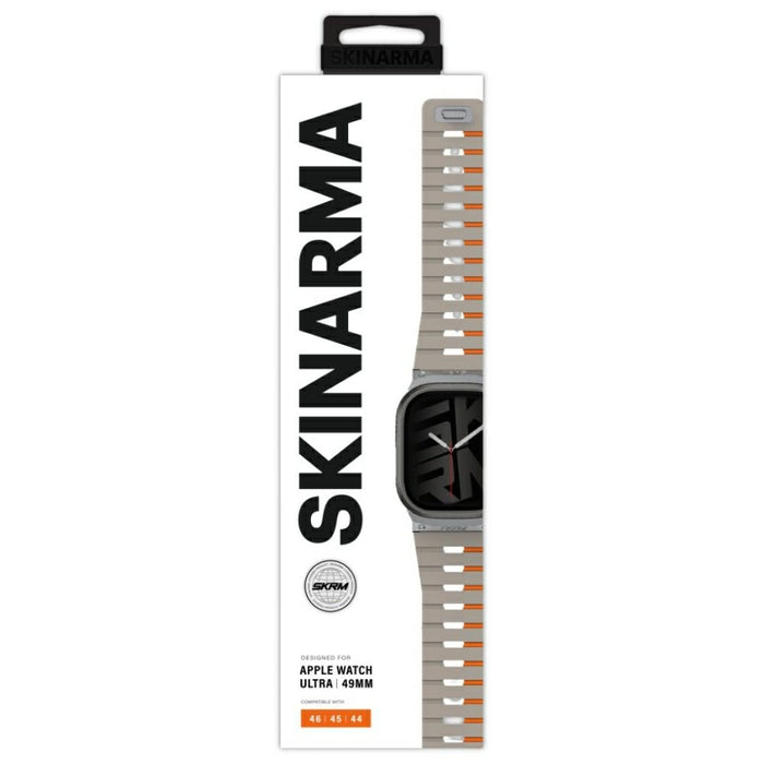 Каишка Skinarma Gemini за Apple Watch 49/46/45/44 mm, сива