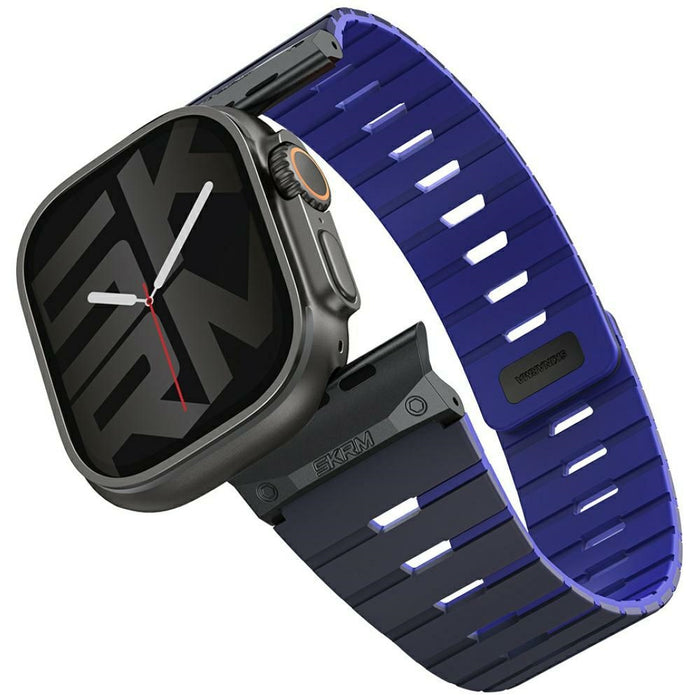 Каишка Skinarma Gemini за Apple Watch 49/46/45/44 mm, тъмносиня