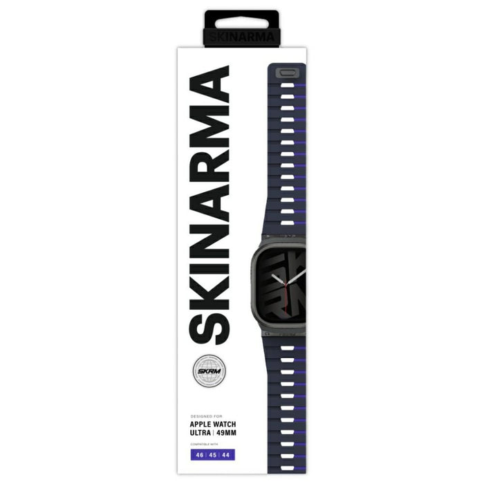 Каишка Skinarma Gemini за Apple Watch 49/46/45/44 mm, тъмносиня