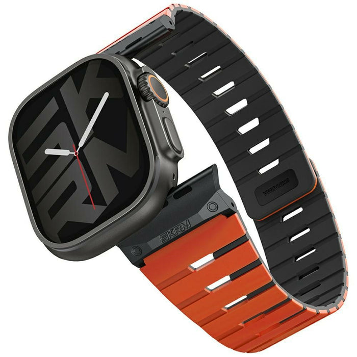 Каишка Skinarma Gemini за Apple Watch 49/46/45/44 mm, оранжева