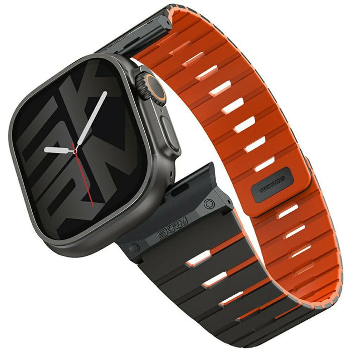 Каишка Skinarma Gemini за Apple Watch 49/46/45/44, сиена