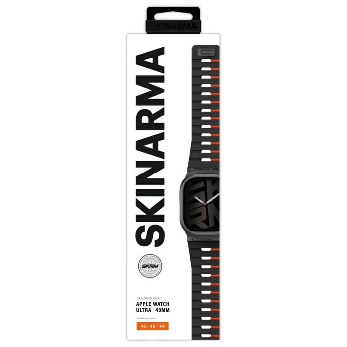 Каишка Skinarma Gemini за Apple Watch 49/46/45/44, сиена