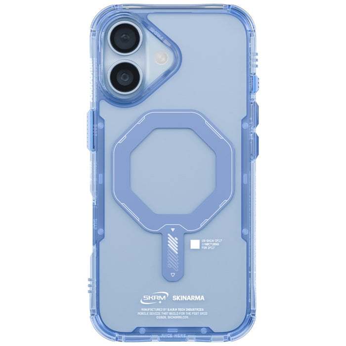 Калъф Skinarma Saido Magnetic Charging за iPhone 17, син