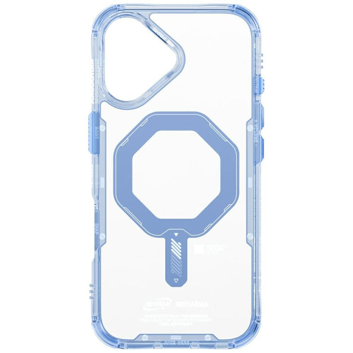 Калъф Skinarma Saido Magnetic Charging за iPhone 17, син