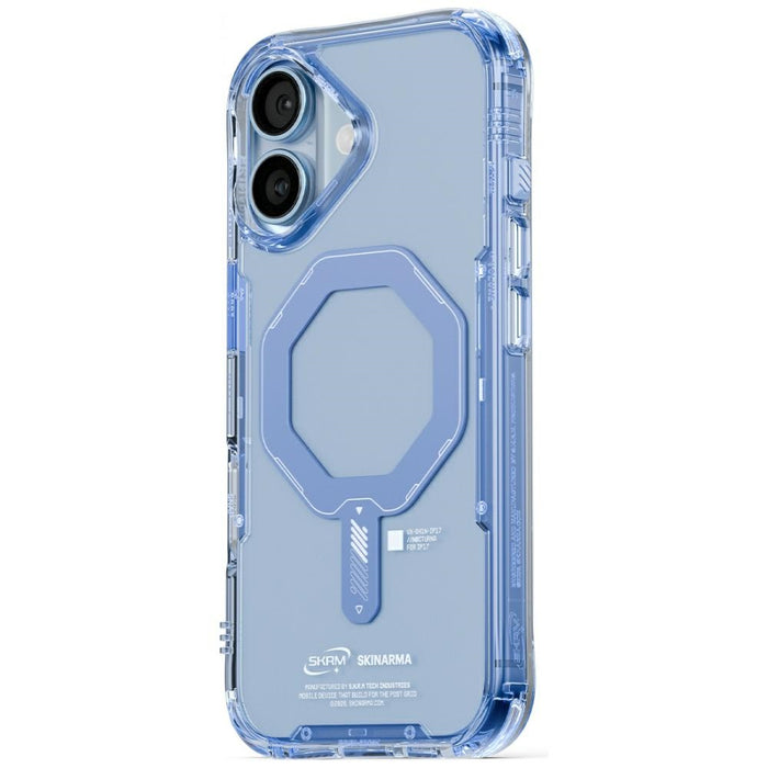 Калъф Skinarma Saido Magnetic Charging за iPhone 17, син