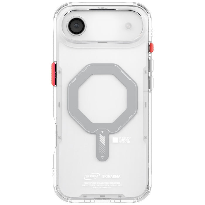 Калъф Skinarma Saido със магнитно зареждане за iPhone Air, прозрачен