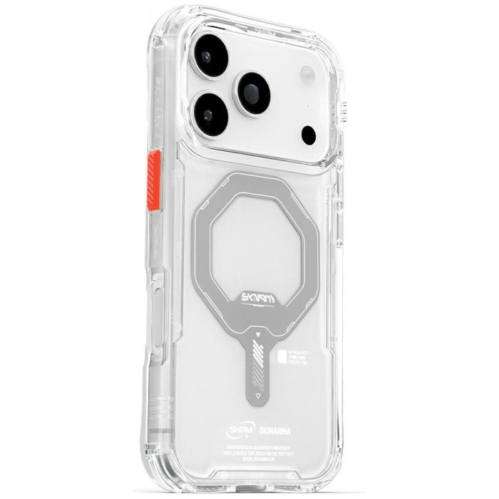 Калъф Skinarma Saido Magnetic Charging за iPhone 17 Pro, прозрачен
