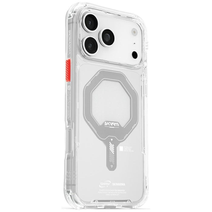Калъф Skinarma Saido за iPhone 17 Pro Max, прозрачен, с магнитно зареждане
