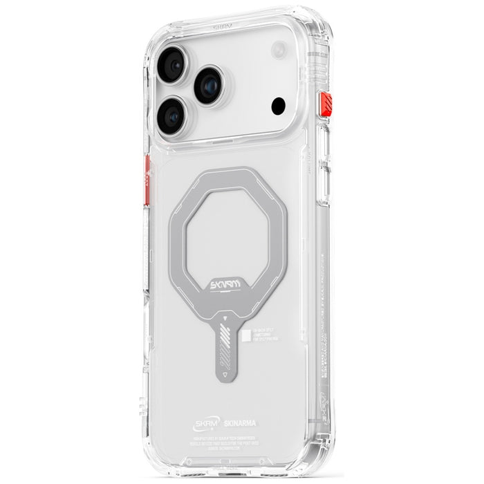 Калъф Skinarma Saido за iPhone 17 Pro Max, прозрачен, с магнитно зареждане