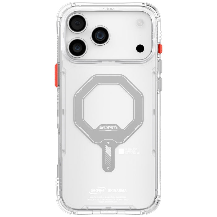 Калъф Skinarma Saido за iPhone 17 Pro Max, прозрачен, с магнитно зареждане