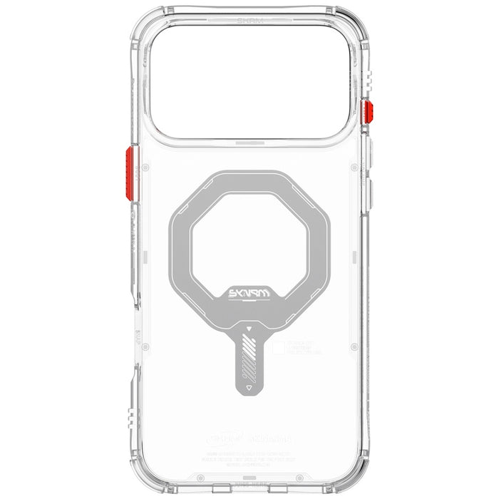 Калъф Skinarma Saido за iPhone 17 Pro Max, прозрачен, с магнитно зареждане