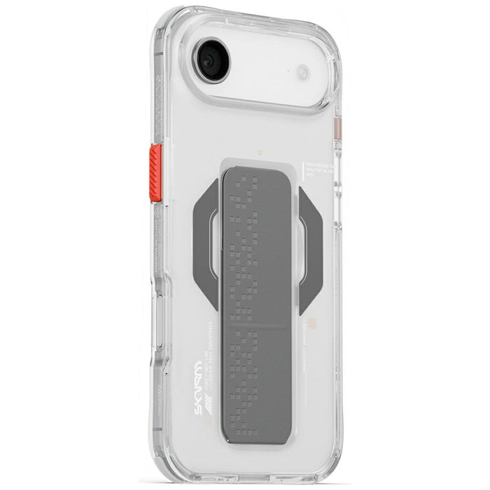Калъф Skinarma Haxa за iPhone Air, прозрачен с магнитно зареждане и поставка за захват