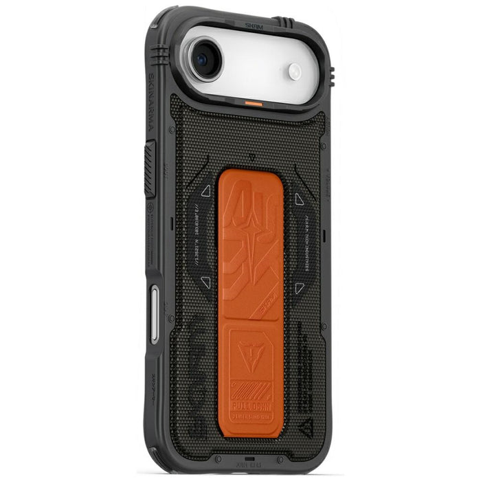 Калъф Skinarma Phantom за iPhone Air, olivkowy с магнитна зарядка и стойка за хванане