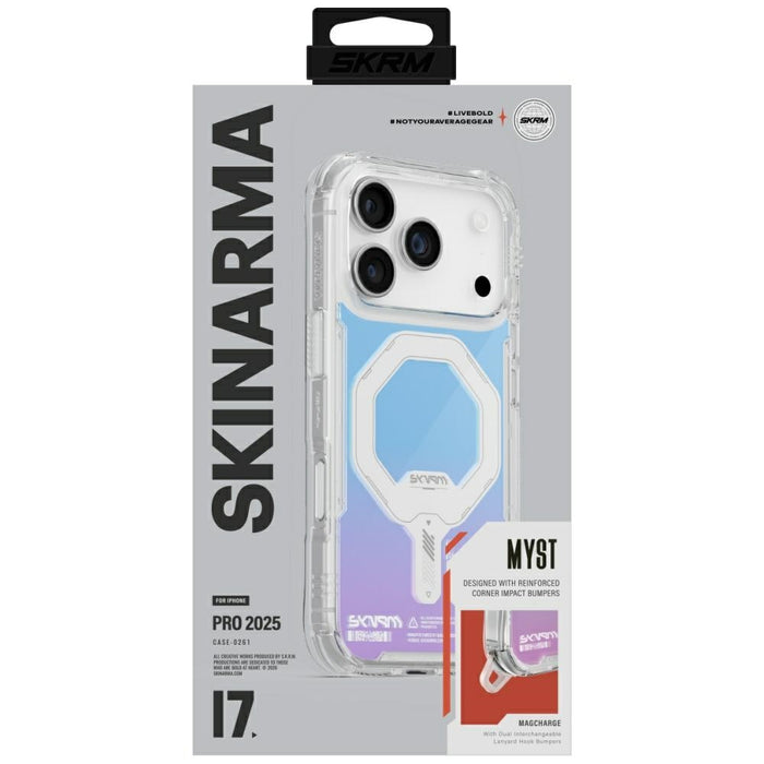 Калъф Skinarma Myst Magnetic Charging hologram за iPhone 17 Pro