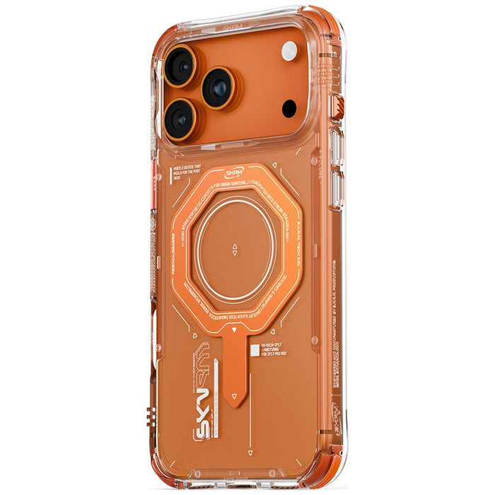 Магнитен калъф Skinarma Magma за iPhone 17 Pro Max, оранжев