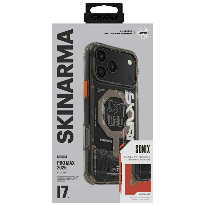 Калъф Skinarma Sonix Magnetic Charging за iPhone 17 Pro Max, stone