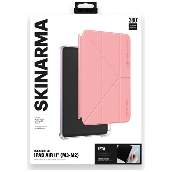 Калъф Skinarma Zeta за iPad Air 11" M2 2024 / M3 2025 / M4 2026, розов