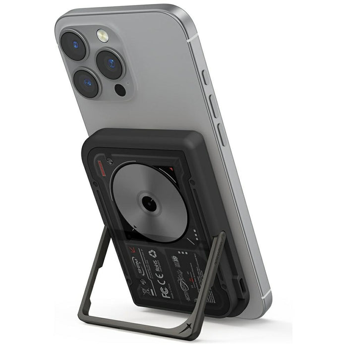 Powerbank Skinarma Nexus Nova Magnetic Kick-Stand 20W PD MagSafe, черен
