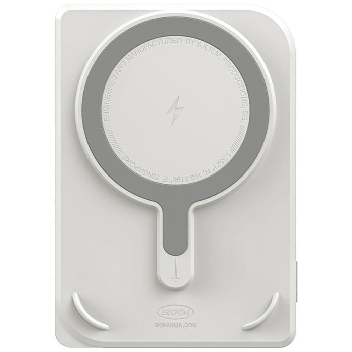 Powerbank Skinarma Nexus Nova Magnetic Kick-Stand 20W PD MagSafe, светлосив