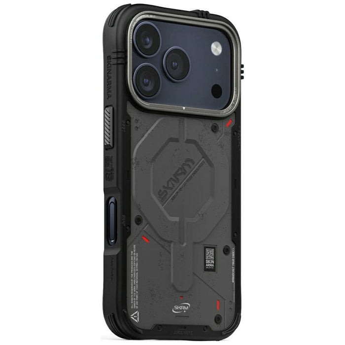 Калъф Skinarma Vigor MagSafe за iPhone 17 Pro, графитен