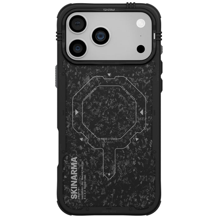 Калъф Skinarma Vektor MagSafe за iPhone 17 Pro Max, оникс