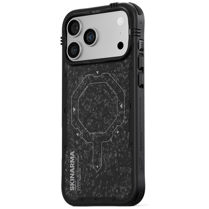 Калъф Skinarma Vektor MagSafe за iPhone 17 Pro Max, оникс