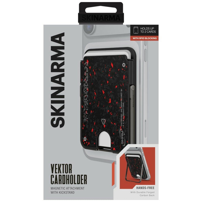 Магнитна поставка Skinarma Vektor Smart Kick-Stand за телефон, черна
