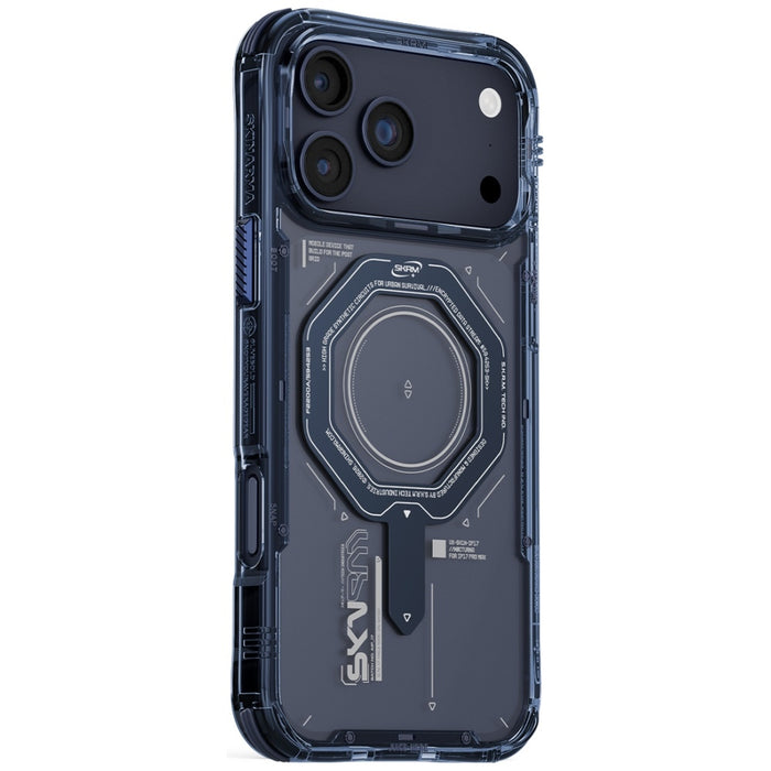 Калъф Skinarma Magma Magnetic Charging за iPhone 17 Pro, синьо