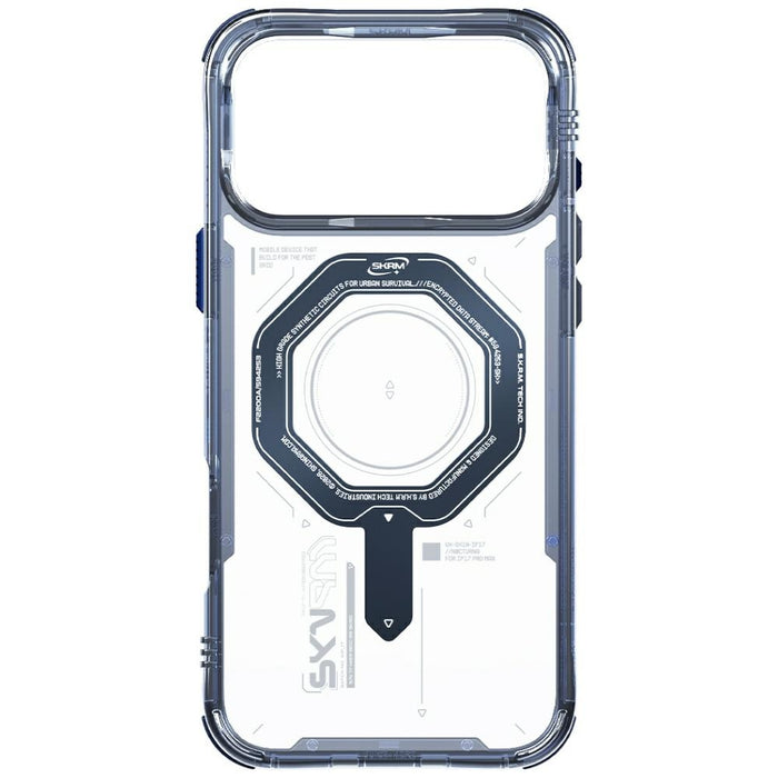 Калъф Skinarma Magma Magnetic Charging за iPhone 17 Pro, синьо