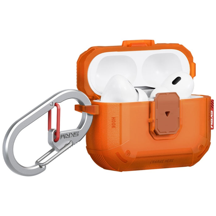 Калъф Skinarma Mecha LE за AirPods Pro 3, оранжев