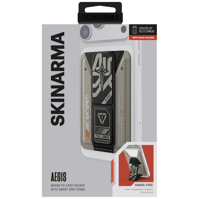 Магнитна поставка Skinarma Kado Aegis за телефон, сива