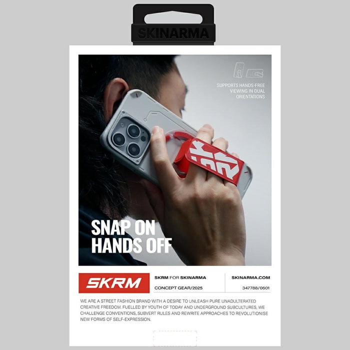 Магнитна стойка Skinarma Arch XE Phaze Smart Grip-Stand, оранжева