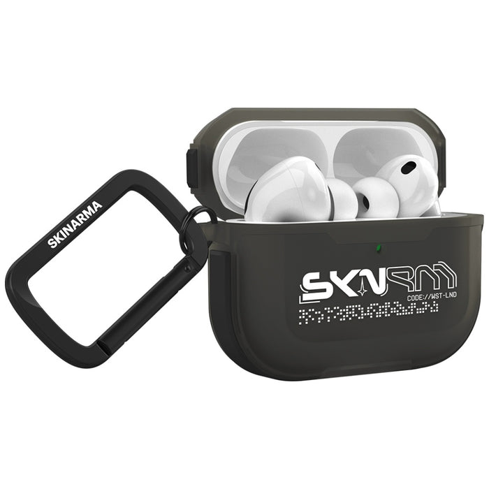 Калъф Skinarma Kinzoku за AirPods Pro 3, дымчав