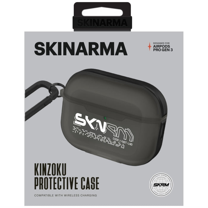 Калъф Skinarma Kinzoku за AirPods Pro 3, дымчав