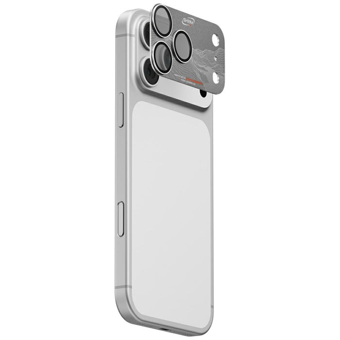 Защитно фолио Skinarma Sonix Full Aluminium за камера iPhone 17 Pro Max, сребристо