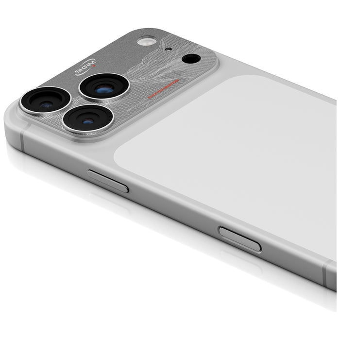 Защитно фолио Skinarma Sonix Full Aluminium за камера iPhone 17 Pro Max, сребристо