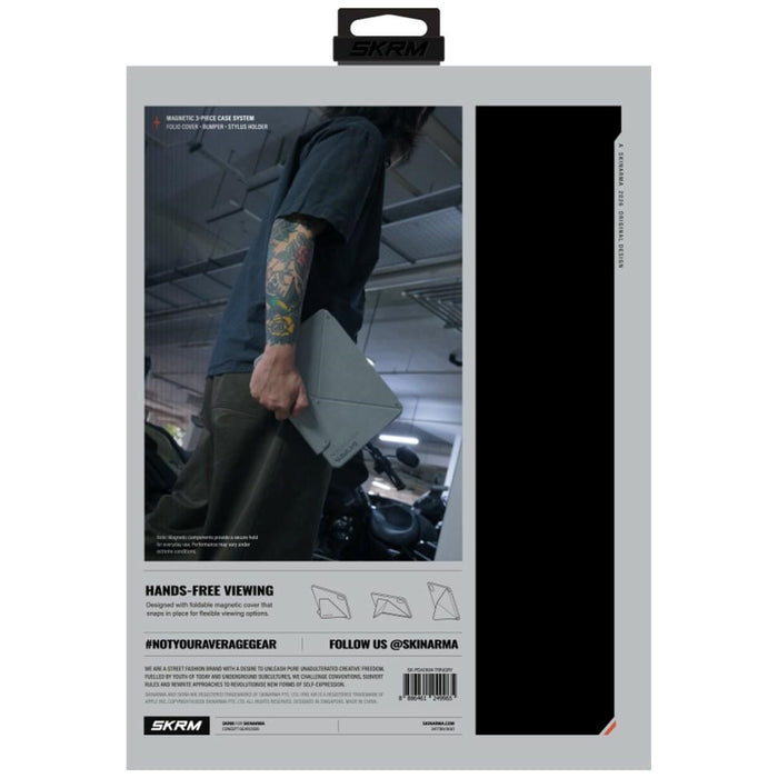 Калъф Skinarma Trilon за iPad Air 11" M2 2024/M4 2026, черен