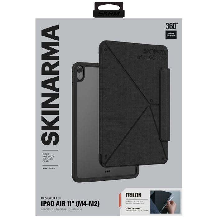 Калъф Skinarma Trilon за iPad Air 11" M2 2024/M4 2026, черен
