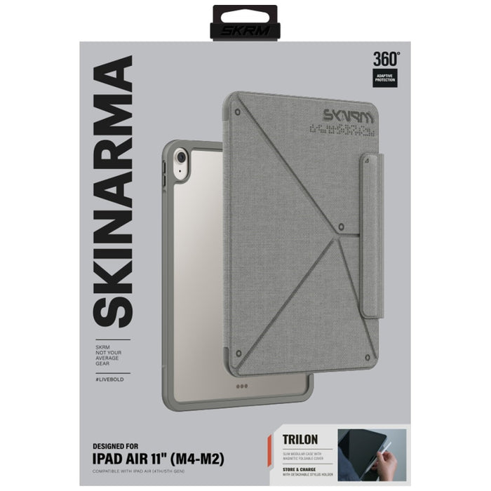 Калъф Skinarma Trilon за iPad Air 11" M2 2024 / M4 2026, сив